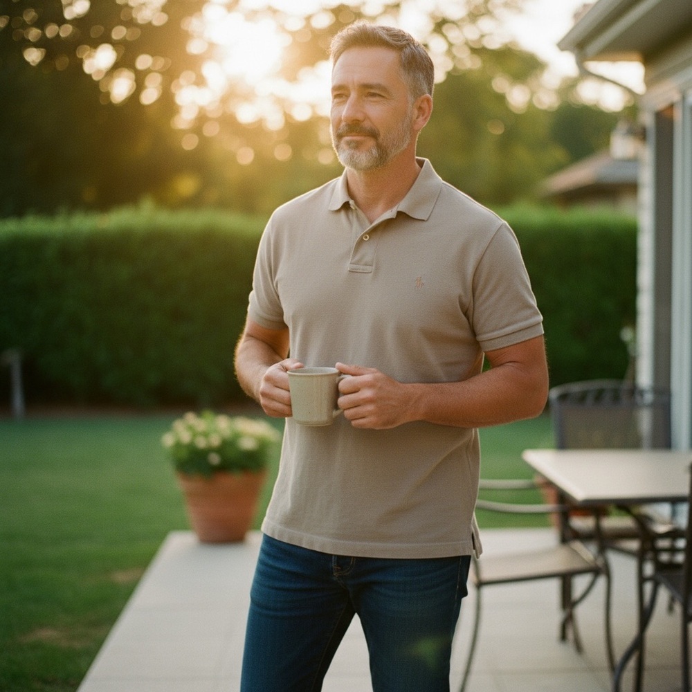 Ralph Lauren Men's Tan Polo Shirt